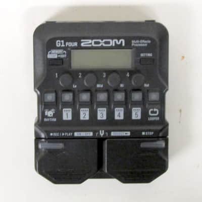 Used Zoom G1 Four Muti-Effects Pedal W/ Box and Manual VGC