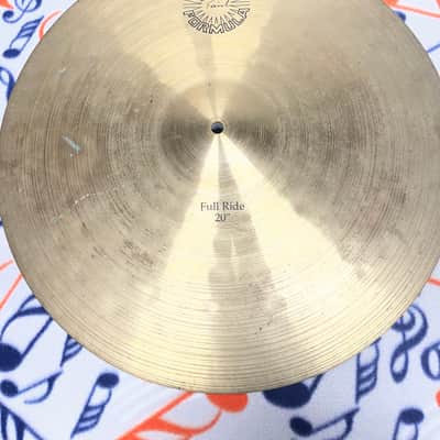 Paiste 20" Sound Formula Full Ride Cymbal 1990 - 1992 - Traditional