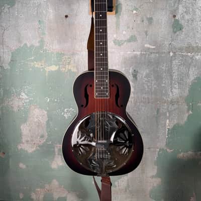 Gretsch G9230 Bobtail Square-Neck A.E. Mahogany Body Spider Cone Resonator Guitar with Fishman Nashville Resonator Pickup 2010s - 2-Color Sunburst
