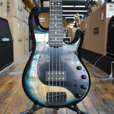 Ernie Ball Music Man StingRay 5 Special 5-string Electric Bass Guitar Mean Blue Burst w/Mono Case