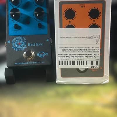 Rare BassFX Red Eye Bass Distortion Effect Pedal