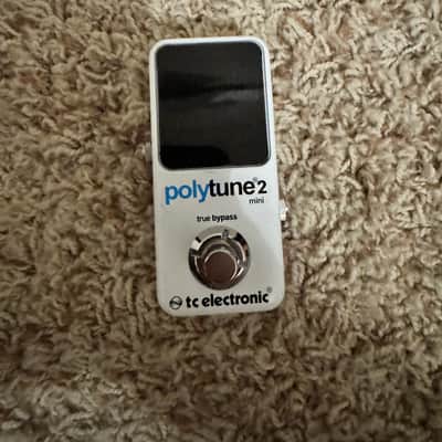 TC Electronic PolyTune 2 Mini Tuning Pedal 2010s - White