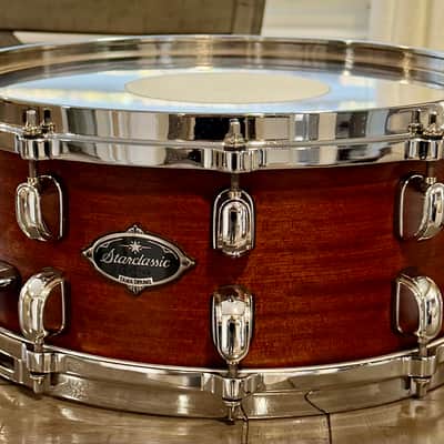 Tama Starclassic 6x14 birch /bubinga snare drum - walnut