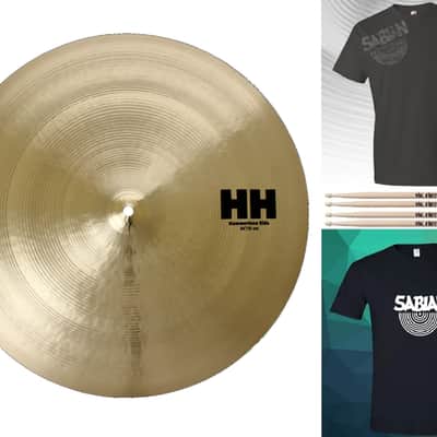 Sabian HH 20” Hammertone Ride Cymbal +Shirt/2x Sticks | Bundle & Save | Made in Canada | Authorized Dealer