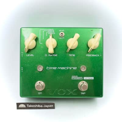 Vox JS-DL Time Machine Joe Satriani Signature Delay No Battery Cover Made in Japan Guitar Effect Pedal 000046