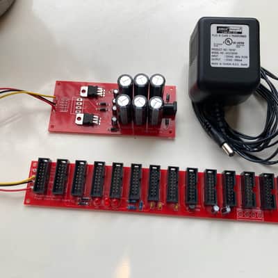 AI Synthesis Eurorack Power Supply and Power Distribution Bus Board 2020 - AC Wall Wart Included
