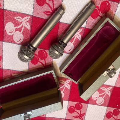 Vintage Pair AKG D24E Microphones