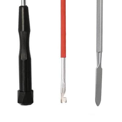 Woodwind Instrument Repair Tool Kit Spring Hook Double Headed Flat Pad Screwdriver Set For Sax Clarinet Oboe Flute Piccolo 3Pcs