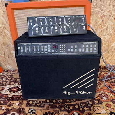 Vintage Hughes & Kettner AS64 German Guitar Amplifier Combo w/ A64 Stageboard