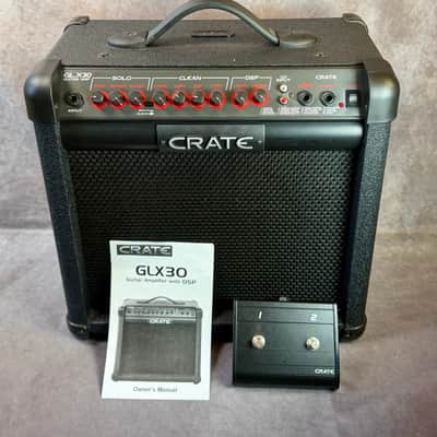 Crate GLX30 with Footswitch - Black