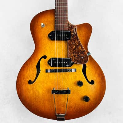 Godin 5th Avenue CW Kingpin II Hollow Body Guitar 2010s - Cognac Burst