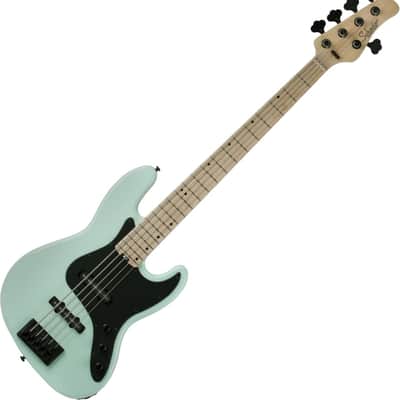 Schecter J-5 Electric Bass in Sea foam Green