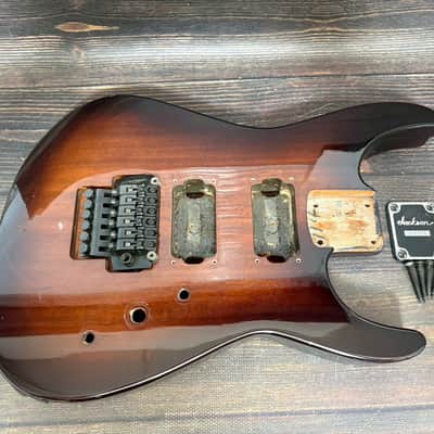 90s Grover Jackson Super Dinky Body Mahogany Sunburst w/Plate and Bridge