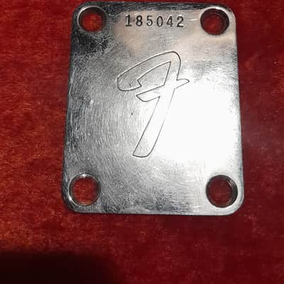 NeckPlate Fender Stratocaster 1966/67/68 + 4 screw Original