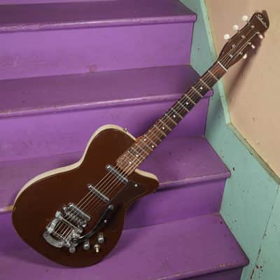 1960s Silvertone 1304 (Danelectro U3) 3-Pickup w/Bigsby Modded Electric Guitar (VIDEO! Fresh Work, Ready)