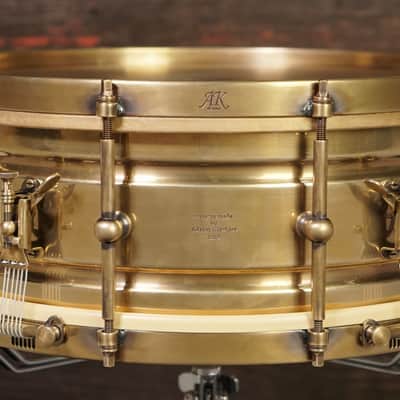 AK Drums 5.5x14" Raw Brass Snare Drum
