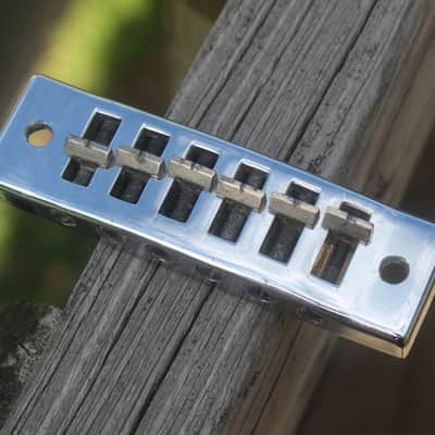 Vintage 1970's Gibson Chrome Harmonica Bridge SG Les Paul ES 1971 1972 1973
