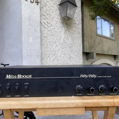 Mesa Boogie Fifty/Fifty all Tube 2 channel 50 watt power amplifier 2010s - Black