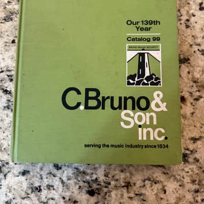 C Bruni & Sons Distributor Catalig 1971 Harmony Rocket Alamo Amp Bruno Guitars Rebel Bob Kay hollow body Bass lap Steel Ventura acrylic Rosac Nu Fuzz conqueror electro Harmonix Dearmond Big Muff