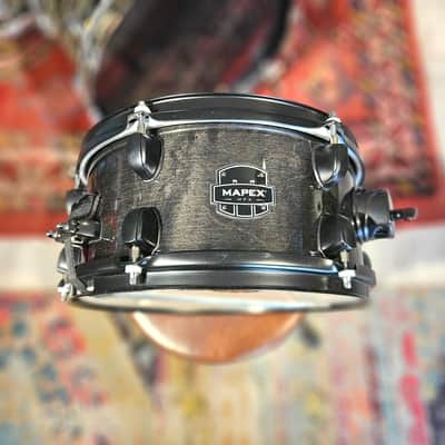 Mapex MPX 12x6" Side Snare - Transparent Midnight Black - Maple/Poplar Hybrid Shell