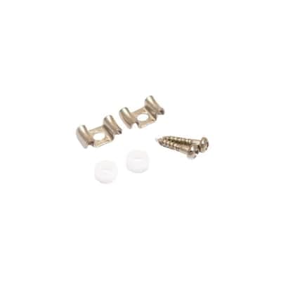 Allparts AP-0720-001 Nickel Guitar Headstock String Tree Guides - Fender Replacement 2-pack