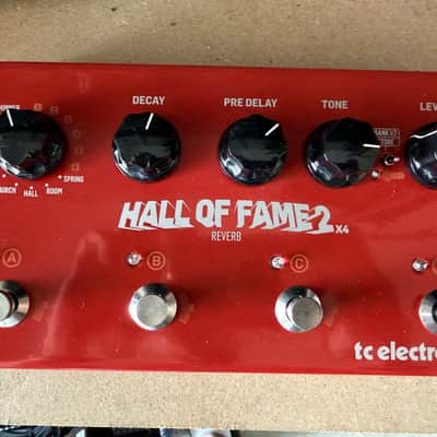 TC Electronic Hall of Fame 2 X4 Reverb 2019 - Present Red