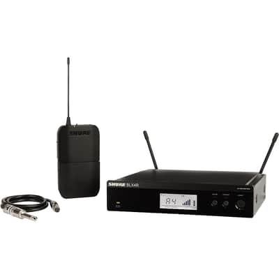 Shure BLX14R Wireless Guitar System with Rackmountable Receiver Regular Band H9