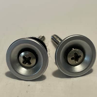 2000's MIJ Jackson DK3 Dinky Guitar Factory Chrome Oversize Strap Buttons