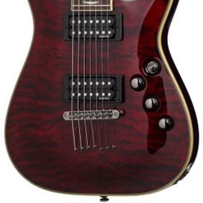 Schecter - Omen Extreme-7 String Electric Guitar - Black Cherry Location:Showroom
