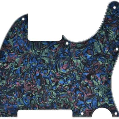 8 Hole Tele Blank Guitar Pickguard Tele Pick Guard Scratch Plate for Telecaster Esquire Abalone Pearl