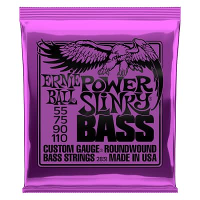 Ernie Ball 2831 Round Wound Power Slinky Bass Strings (55-110)