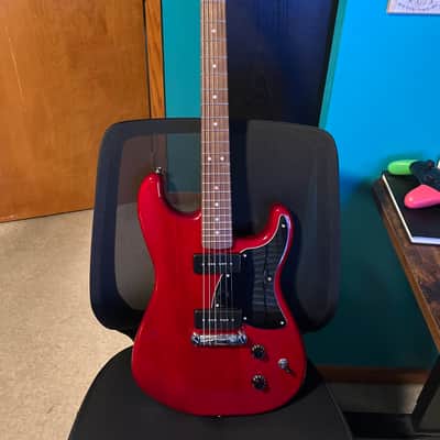 Squier Paranormal Strat-O-Sonic 2023 - Present - Crimson Red Transparent