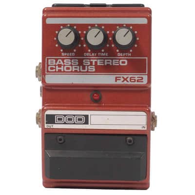 DOD FX62 Bass Stereo Chorus Effects Pedal Used