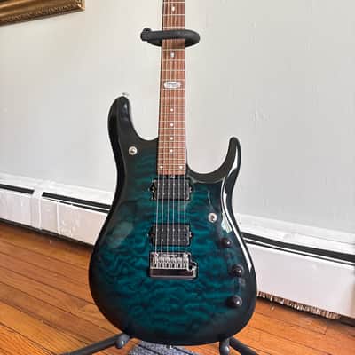 Ernie Ball Music Man JP6 2009 - Bahama Blue Quilt
