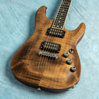 USED Schecter Diamond Series C-1 Exotic MIK Natural 2005 Electric Guitar w/Gig Bag
