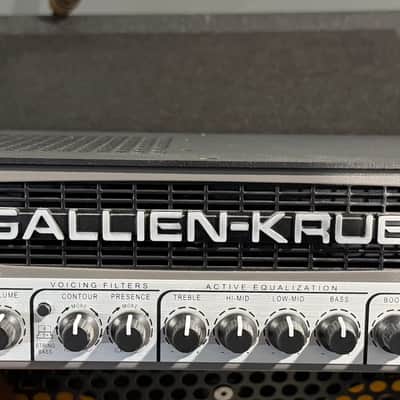 Gallien-Krueger 700RB-II 450-Watt Biamp Bass Amp Head 2010s - Black / Silver