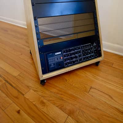 Studio Audio Equipment Rack 11U, premium Baltic Birch Plywood 3/4", with casters