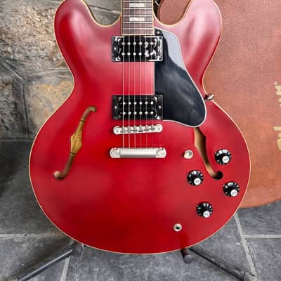 Gibson ES-335 Reissue Block Inlay Limited Run Satin Cherry 2018 with COA and Hard Case