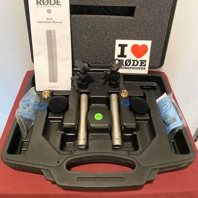 RODE NT5 Small Diaphragm Cardioid Condenser Microphone Stereo Pair 2002 - Present - Silver