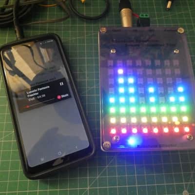 Custom Effects Pedal Spectrum Sound Visualizer Tiny