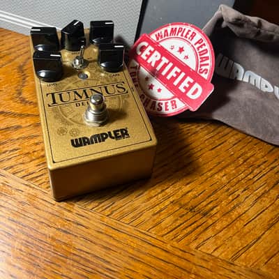 Wampler Tumnus Deluxe Overdrive Pedal – w/ Original Box & Bag 2010s - Gold