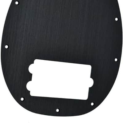 Music Man Style Brushed Aluminum Pickguard 4 String - Black FREE SHIPPING!
