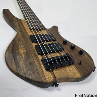 AC Guitars RSK 6/32 6-String Bass 32" Scale Black Limba 9.62lbs