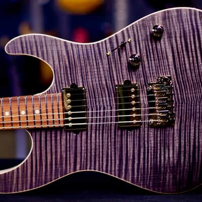 Suhr Modern Custom Trans Charcoal white back 87954