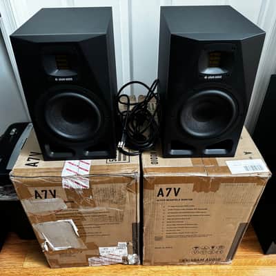 ADAM Audio A7V 7" Active Studio Monitors (Pair) 2022 - Present - Black