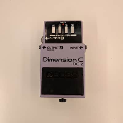 Boss DC-2 Dimension C (Blue Label) 1985 - 1989 - Purple