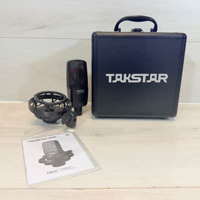 Takstar TAK45 Large Diaphragm Condenser Studio Microphone w/ Shock Mount Case & Manual