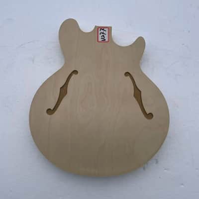 Unfinished Custom 4 String Semi Hollow Jazz Bass Body