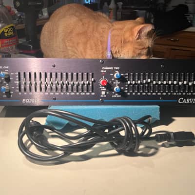 Carvin EQ2015 Dual Channel 15 Band EQ with rack mount bolts/washers.