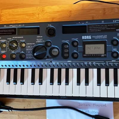 Korg MS1 microSAMPLER Sampling Keyboard Black Music Instruments